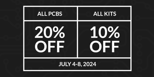 Aion FX Sale: 20% off PCBs and 10% off kits through Monday, July 8