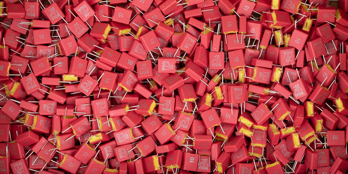 WIMA 1uF film capacitors