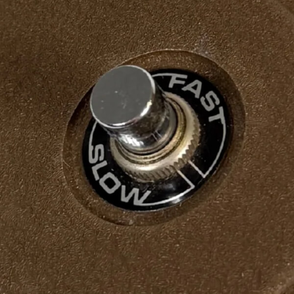Roland Jet Phaser switch plate detail