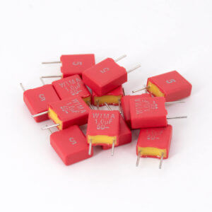 WIMA MKS2 1uF film capacitor, 50V, 3.5mm width