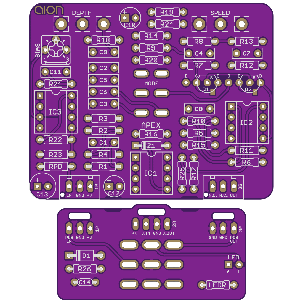 Apex JFET Phaser / MXR Phase 45 - Aion FX