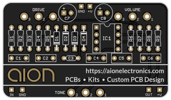 Aion FX Business Card Drive PCB