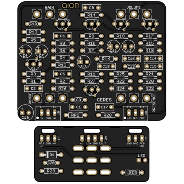 Ceres Preamp Drive PCB