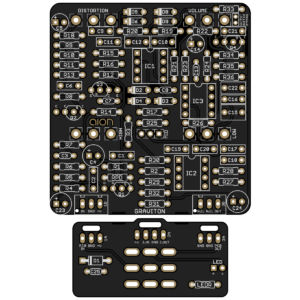 Graviton Metal Distortion - Boss HM-2 Heavy Metal DIY Project PCB