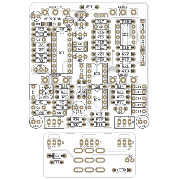 Meridian Exciter / Compressor printed circuit board