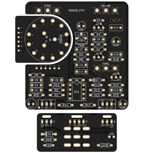 Monolith Silicon Fuzz - Lovetone Big Cheese PCB