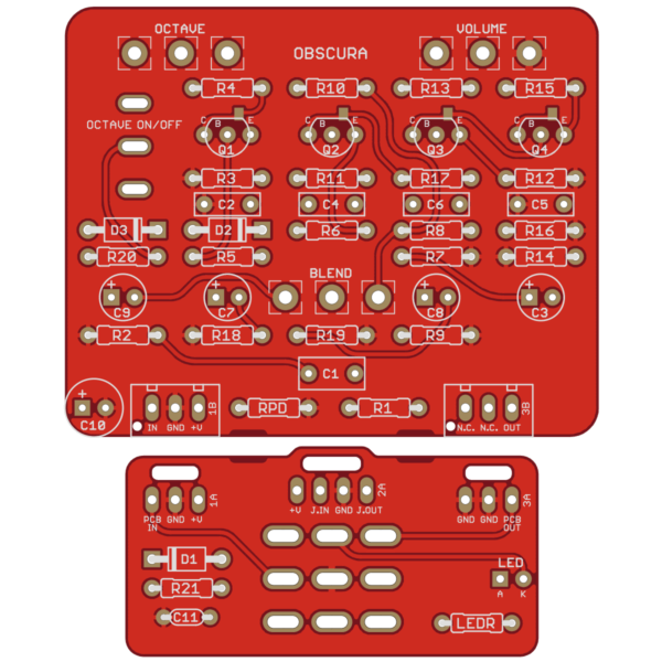 Obscura Octave Blend printed circuit board