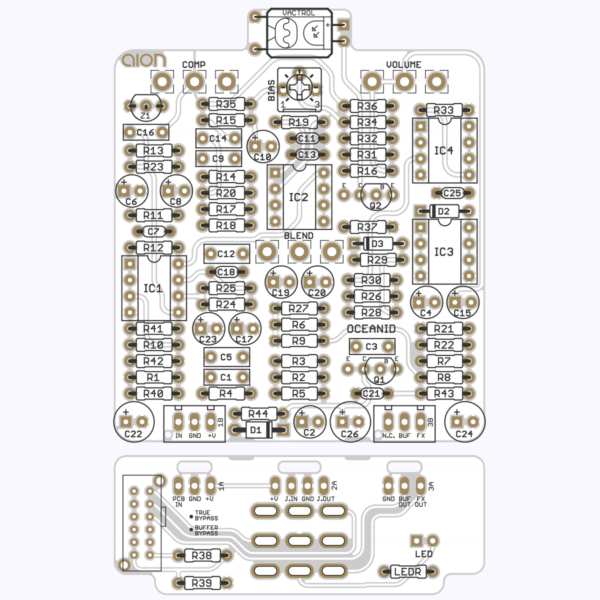 Oceanid Optical Compressor printed circuit board