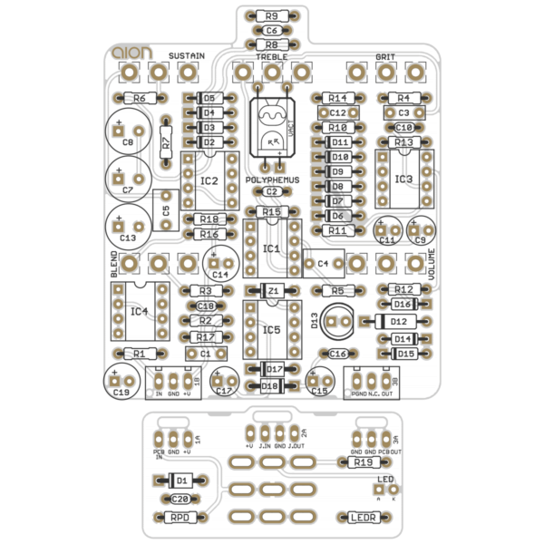Polyphemus Optical Compressor printed circuit board