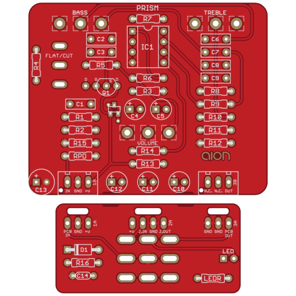 Prism FET Amplifier printed circuit board