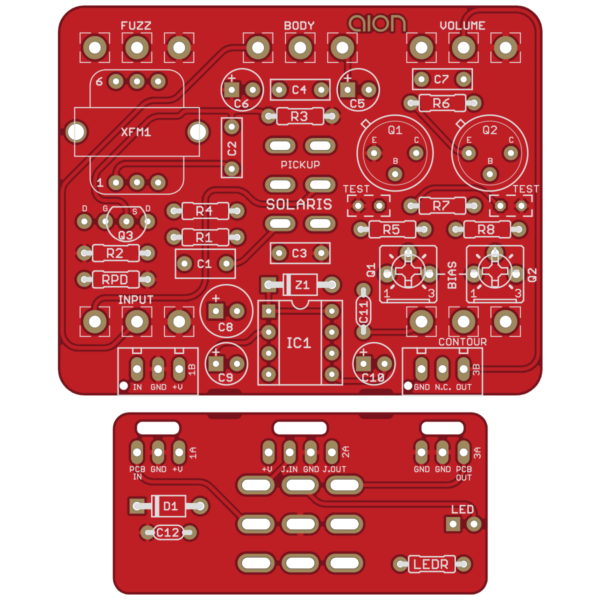 Solaris Germanium Fuzz printed circuit board