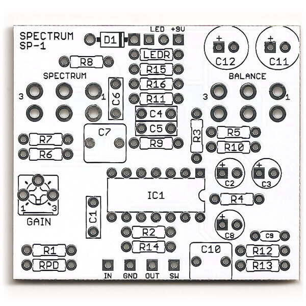 Chroma Equalizer / Boss SP-1 Spectrum DIY PCB Project