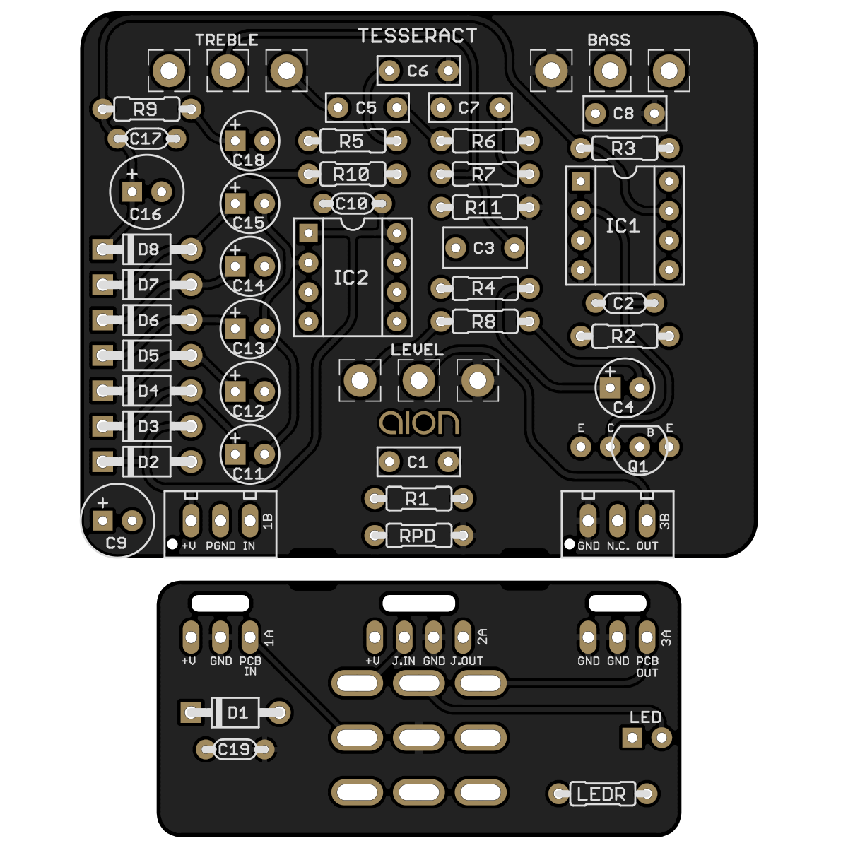 Tesseract Boost / Preamp - TC Integrated Preamp - Aion FX