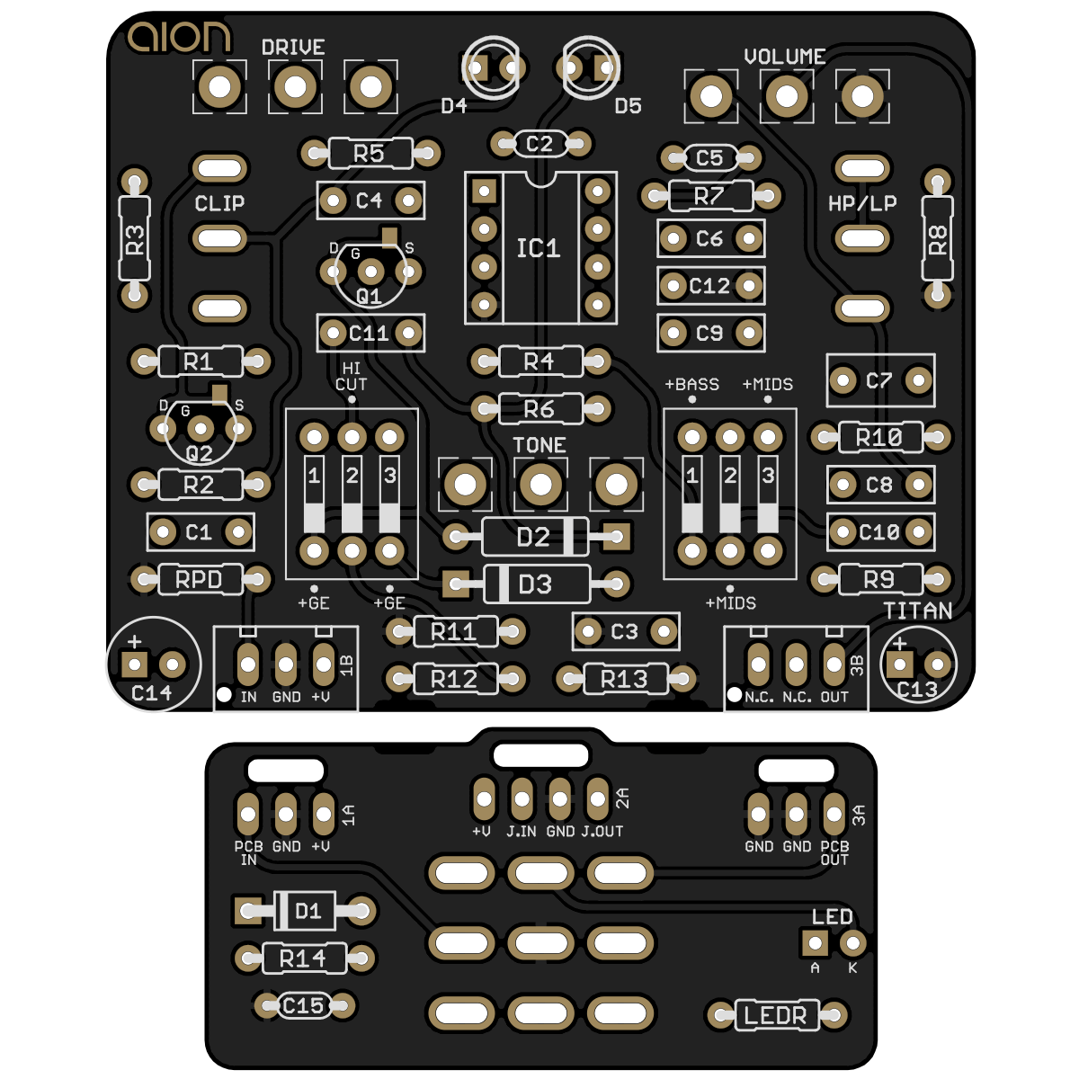 Titan Dynamic Drive / Fulltone® OCD™ Overdrive - Aion FX