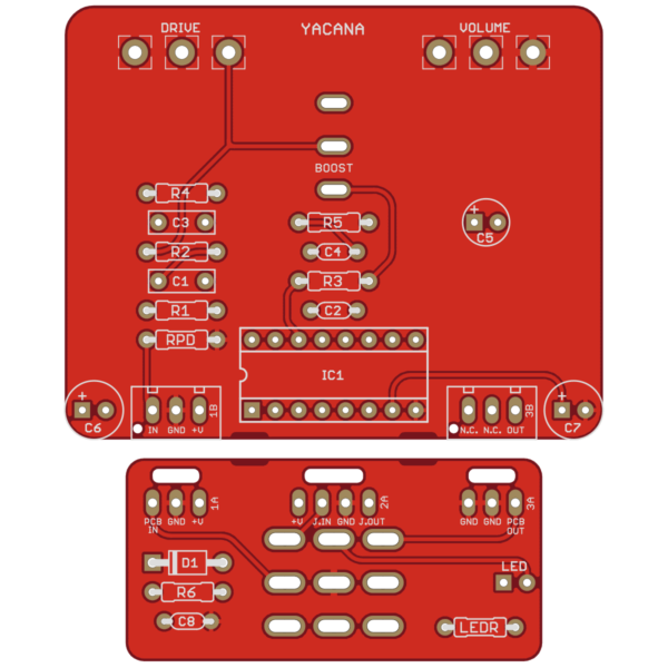 Yacana CMOS Drive printed circuit board