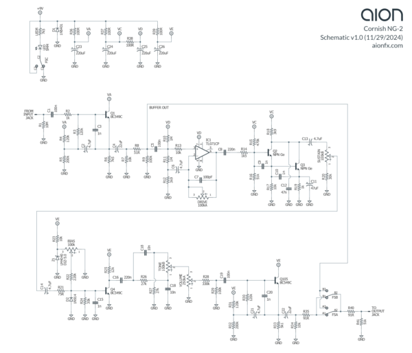 Cornish NG-2 Trace Schematic