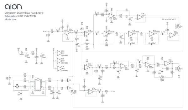 Darkglass Duality schematic