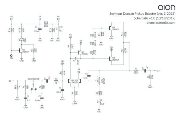 Seymour Duncan Pickup Booster Schematic