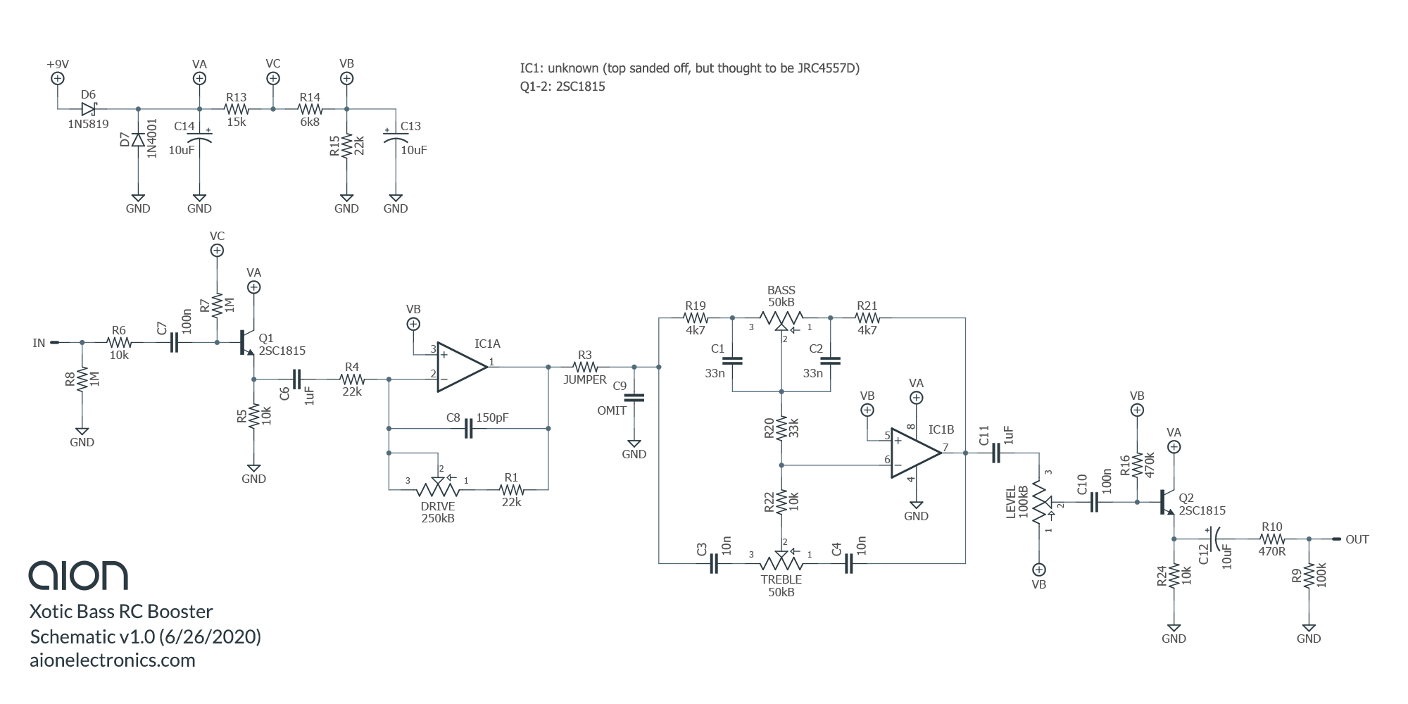 Xotic ep booster схема