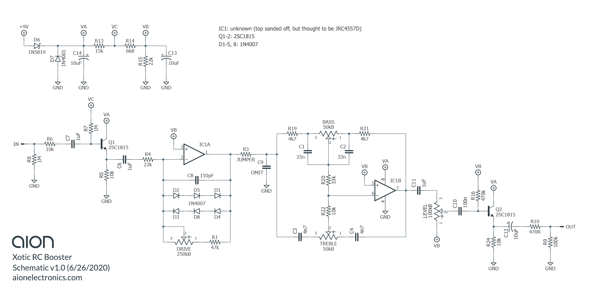 Tracing Journal: Xotic AC/RC Booster and Bass RC Booster - Aion FX